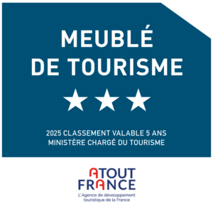 logo meublé tourisme trois étoiles atout france